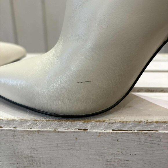 Reiss Ashton Leather Heeled Booties - Size 36 - Picture 7 of 9